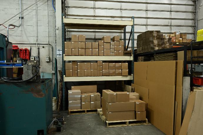 Assembled and packaged finished inventory, ready for customer release and dropshipment