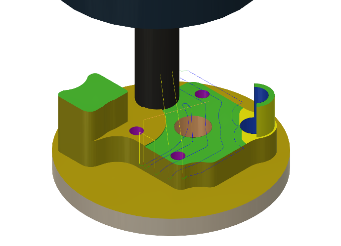 Display of CAD and CAM Processing 