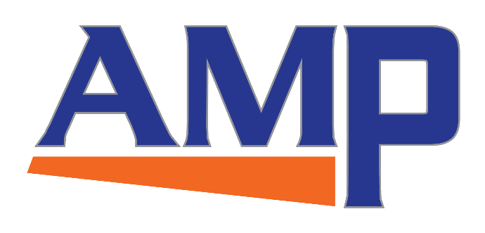 AMP Logo with gray border