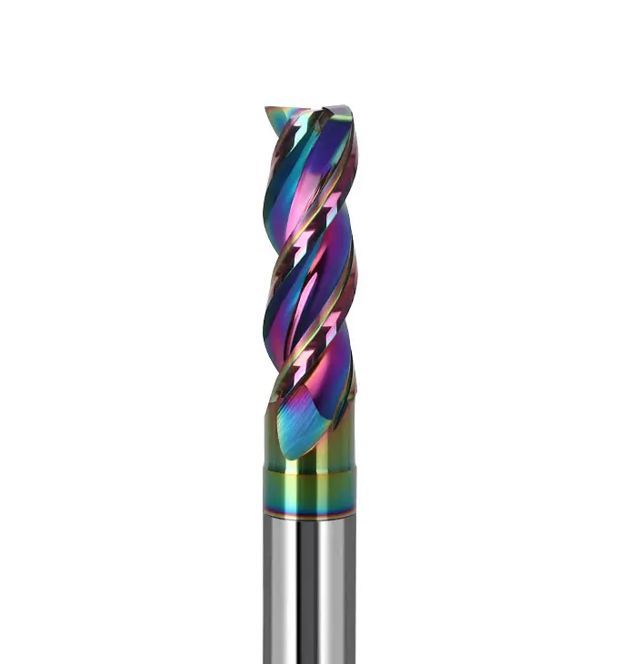 Picture of a sprial cnc end mill